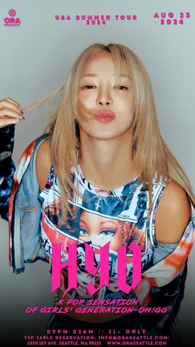 SNSD Hyoyeon 2024 USA Summer Tour promo photo