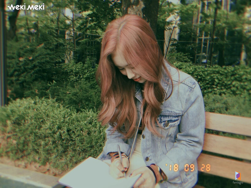 180928 Fantagio Naver Update - Weki Meki Elly's "Sweet Dream" Behind documents 4