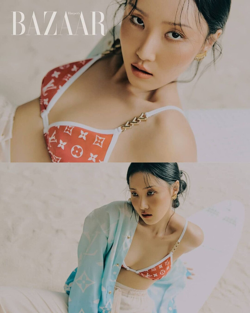 Hwa Sa X Louis Vuitton for  Harper's BAZAAR Korea April 2021 Issue documents 5