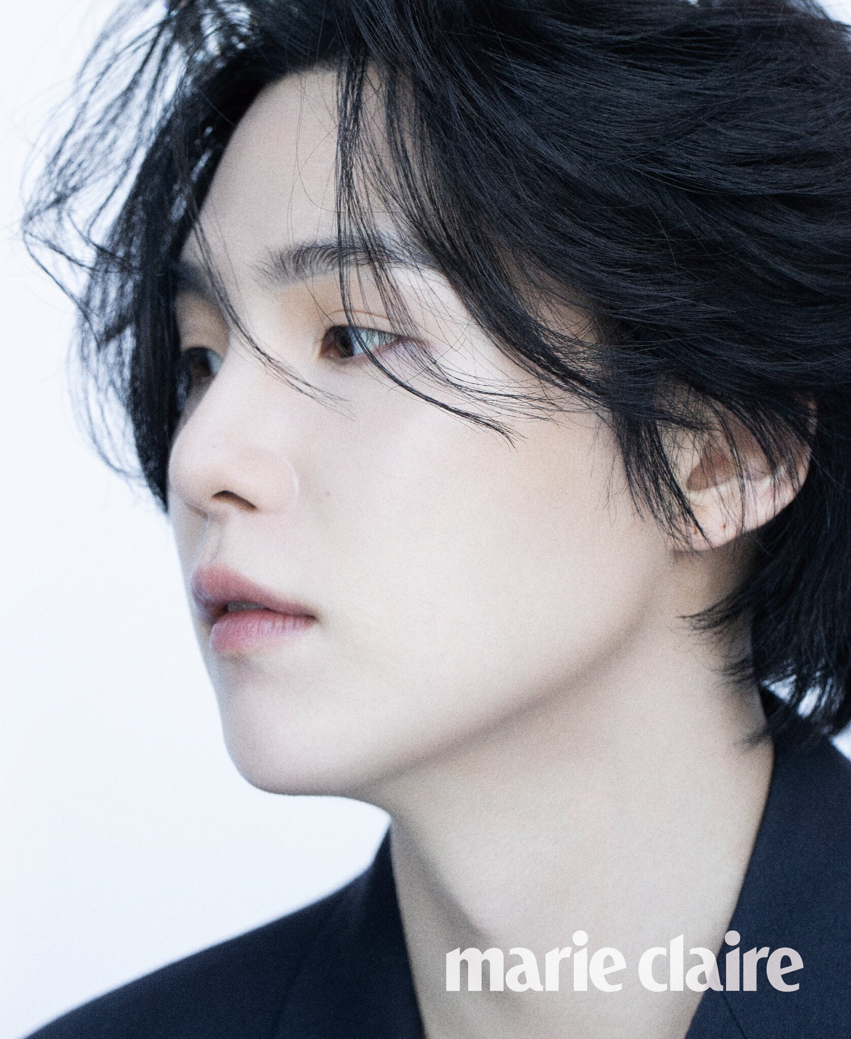 Suga Covers Marie Claire Korea in Valentino