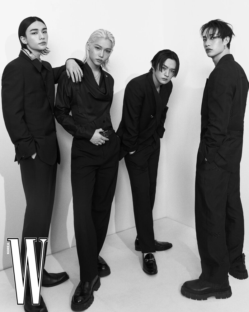 Stray Kids for W Korea Vol. 6 June 2024 Issue documents 1