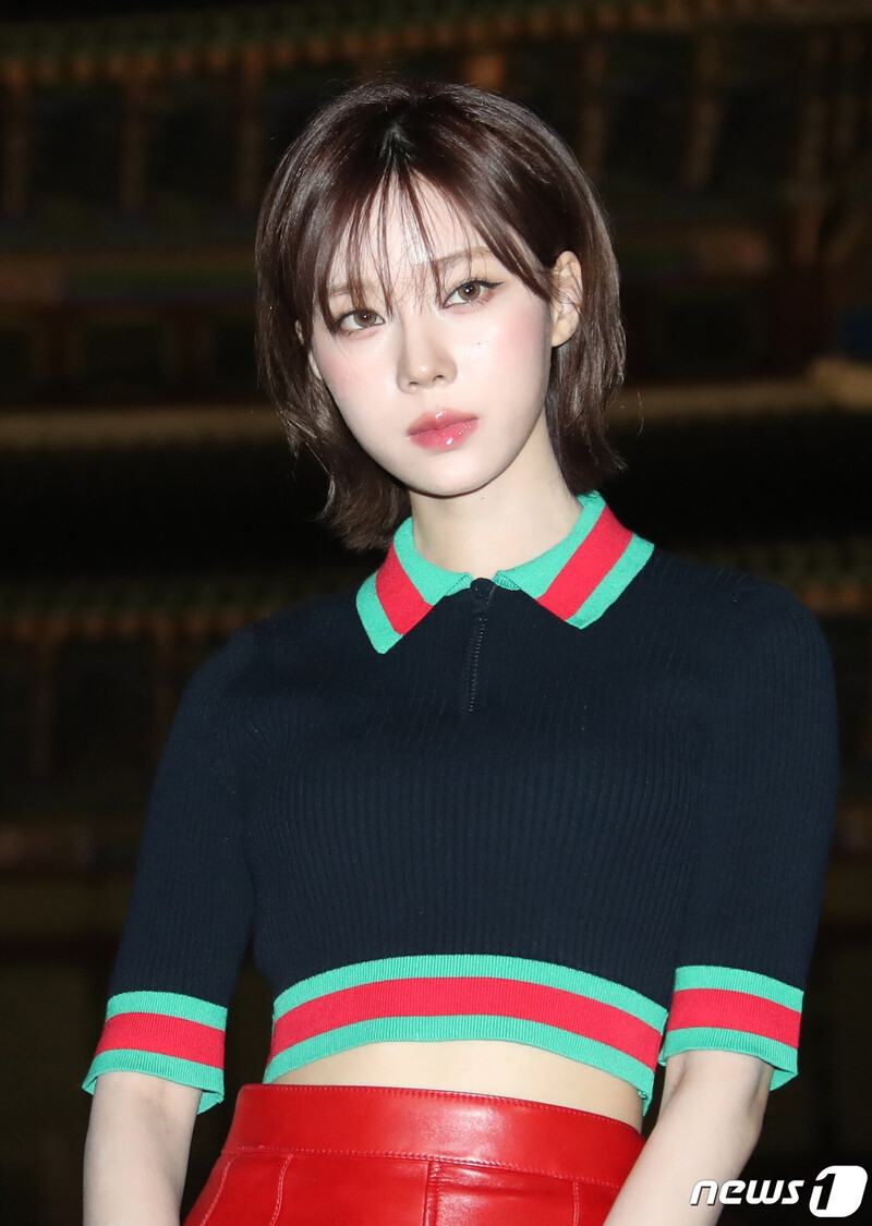 aespa WINTER at GUCCI’s 2024 Cruise Fashion Show at Gyeongbokgung Palace in Seoul South Korea documents 3