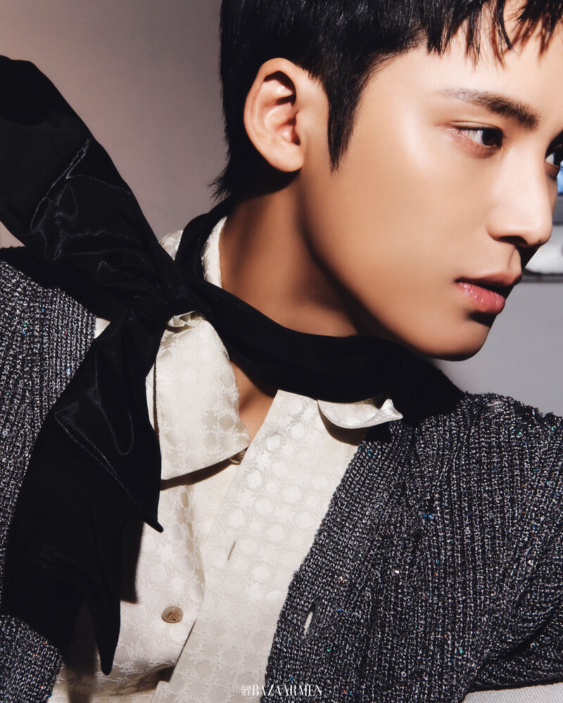 SEVENTEEN Mingyu for BAZAAR Men China documents 2