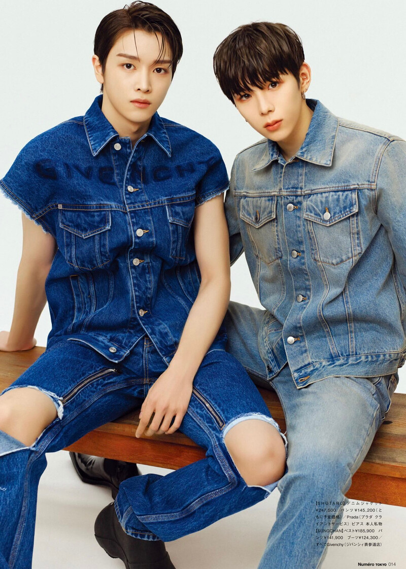 NCT Shotaro and Sungchan for Numéro Tokyo April 2023 issue documents 6