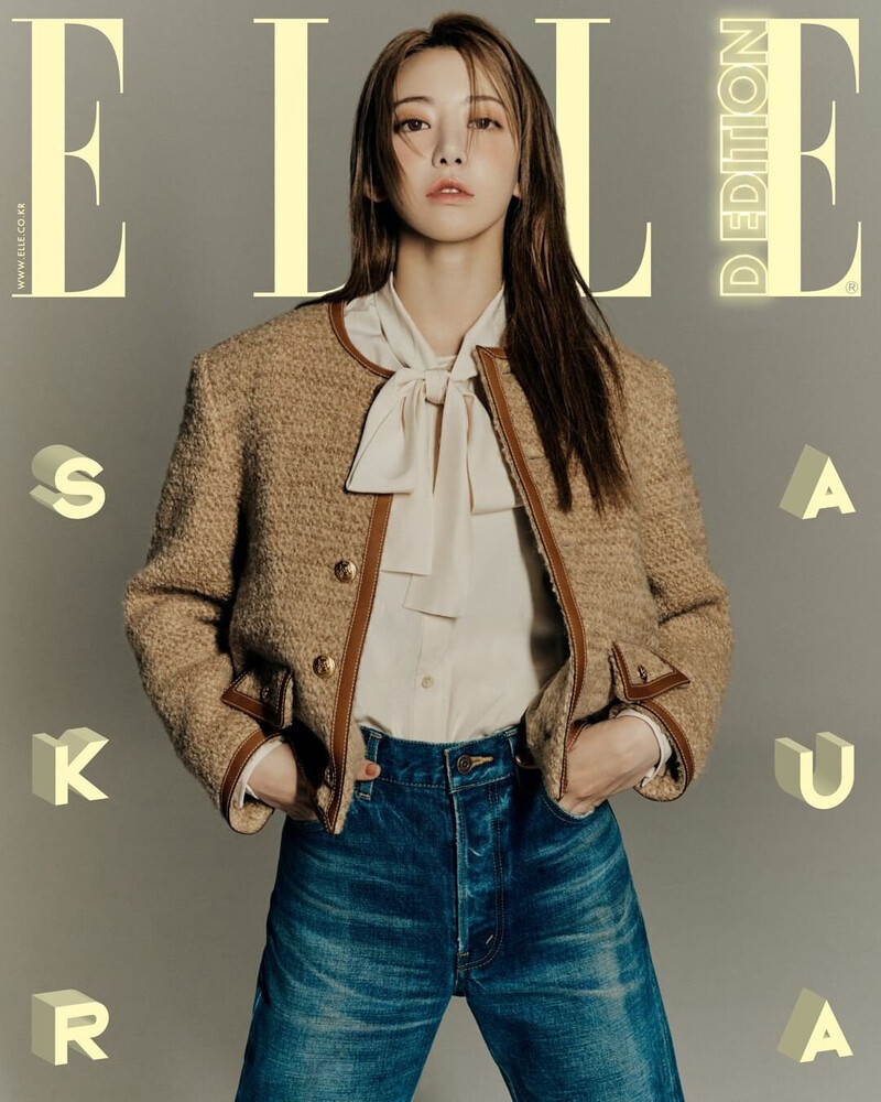 220831 LE SSERAFIM for Elle Korea Digital Edition x Celine documents 2