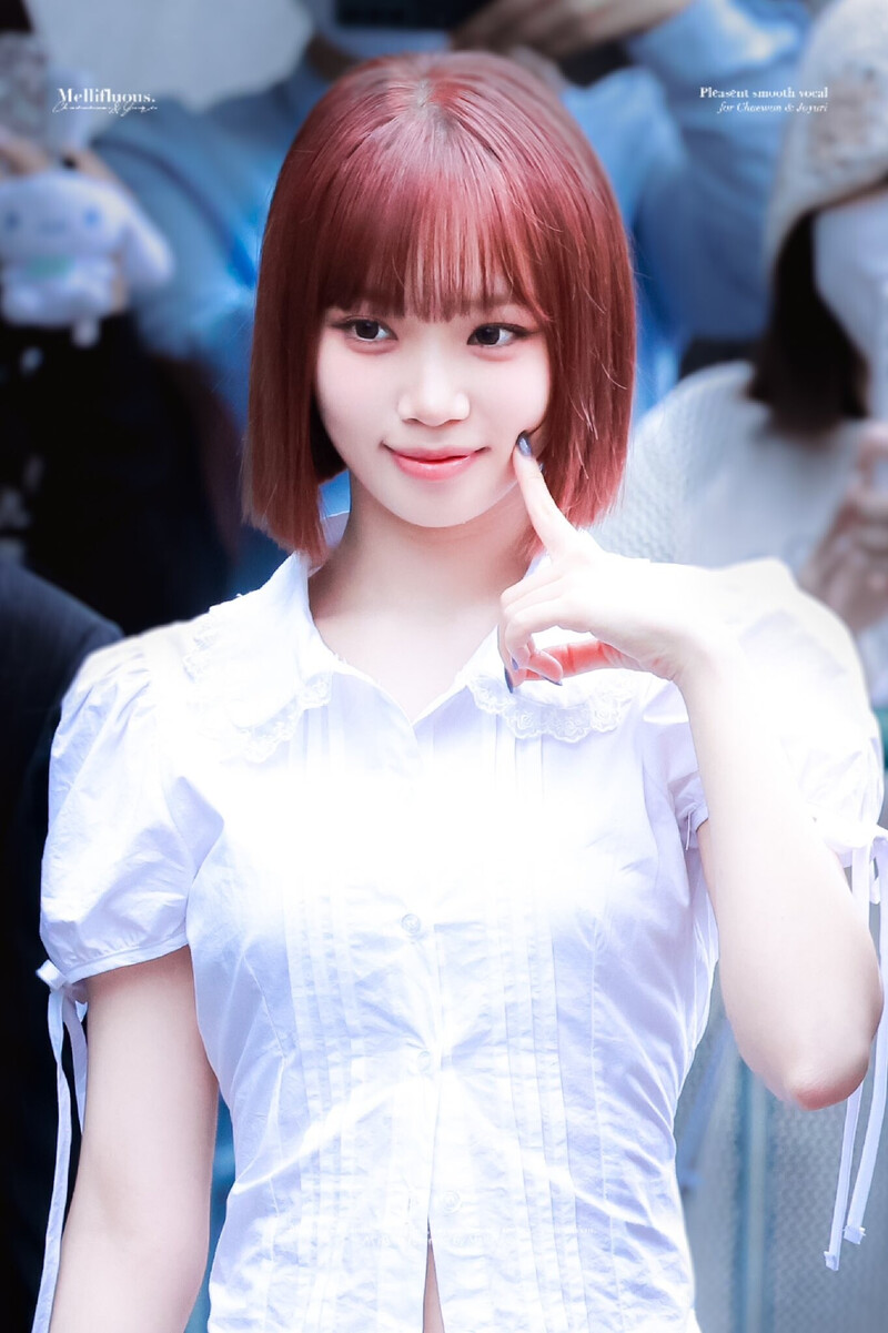 240906 LE SSERAFIM Chaewon - Music Bank Mini Fan Meeting & Commute documents 7