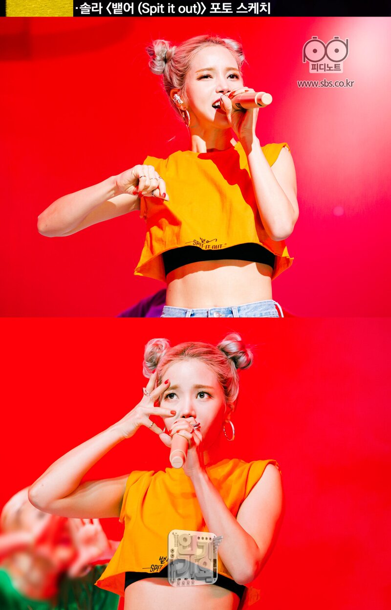 200426 MAMAMOO Solar - 'Spit it out' at Inkigayo (SBS PD Note Update) documents 3