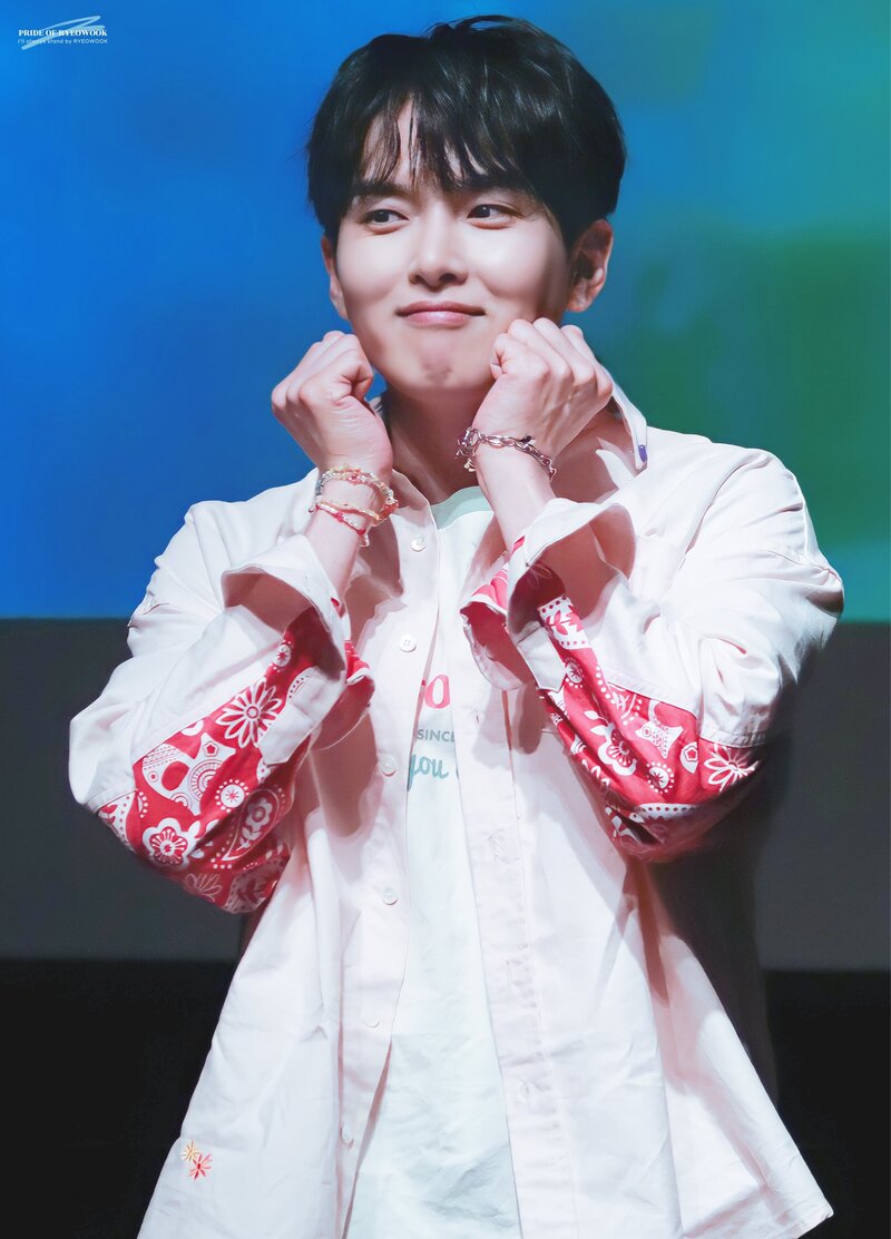 220510 Ryeowook at 'A Wild Rose' Fanmeeting documents 1