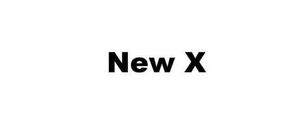 New X logo