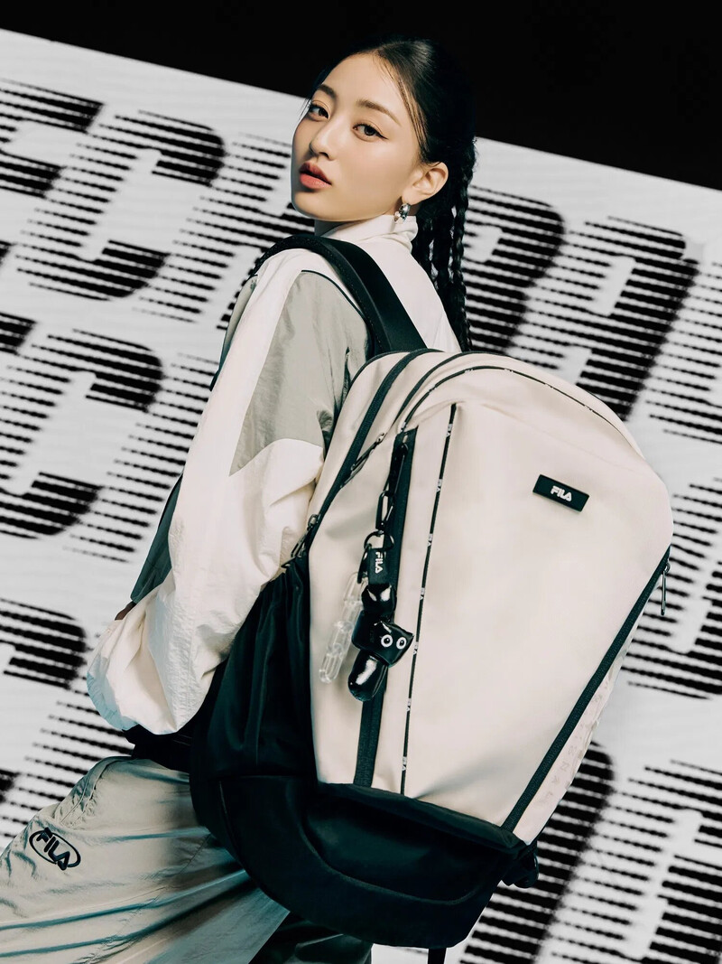 TWICE Jihyo for Fila - 24SS New Semester Backpack documents 1