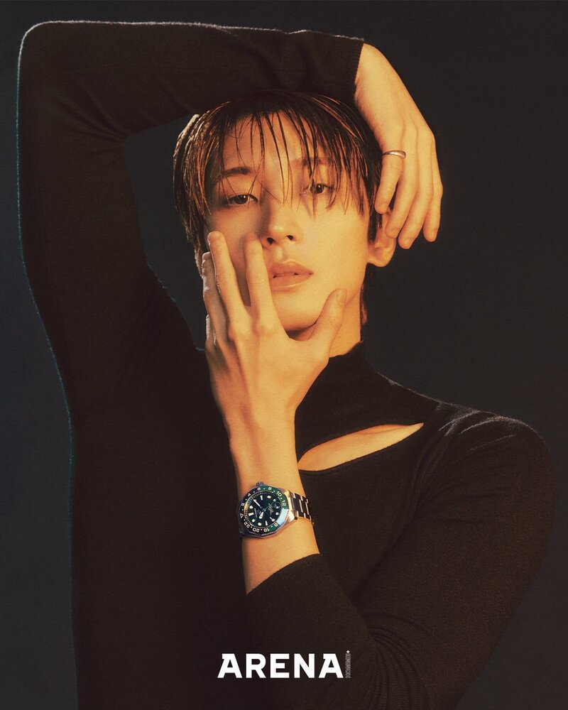 SEVENTEEN Wonwoo for ARENA HOMME+ KOREA August Issue with Tag Heuer documents 6