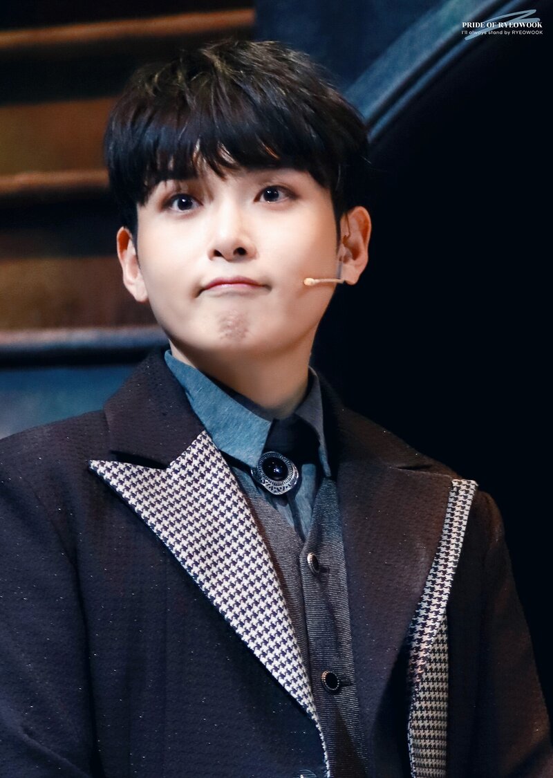 211031 Ryeowook at Mary Shelley Musical Last Stage documents 1