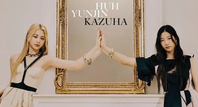 "A Perfect Combination" — Korean Netizens React to Yunjin and Kazuha's Photoshoot