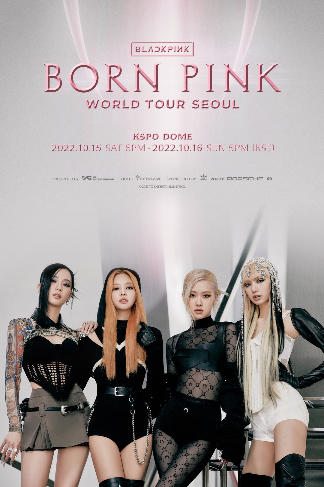 BLACKPINK 'Born Pink World Tour Seoul' Teaser Posters kpopping