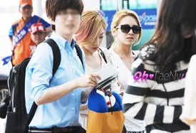 120609 Girls' Generation Taeyeon at Incheon Airport