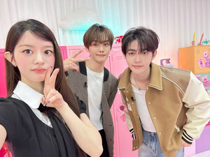 250227 minju_cabinet X Update with ZEROBASEONE's Zhang Hao n Kim Gyu Vin