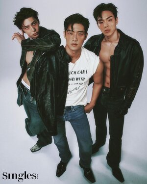 Shownu, Leo and Ko Eun Sung for Singles Magazine - May 2024 Issue