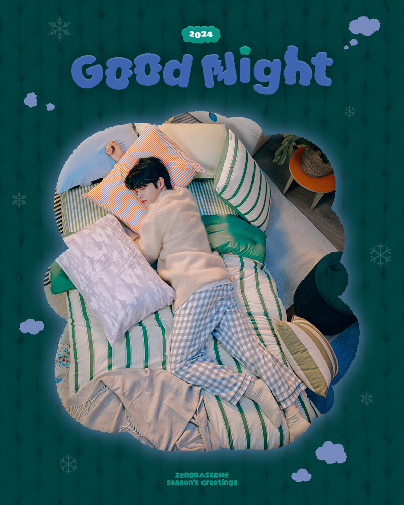 ZEROBASEONE (제로베이스원) - 'Good Night' 2024 SEASONS GREETINGS Concept Photos documents 2