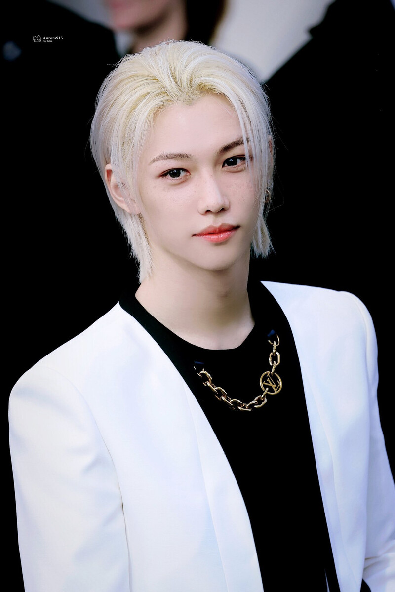 231002 Stray Kids Felix at the Louis Vuitton Spring-Summer 2024 Show ...