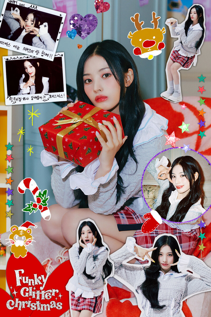 NMIXX 'Funky Glitter Christmas' Concept Teasers | kpopping