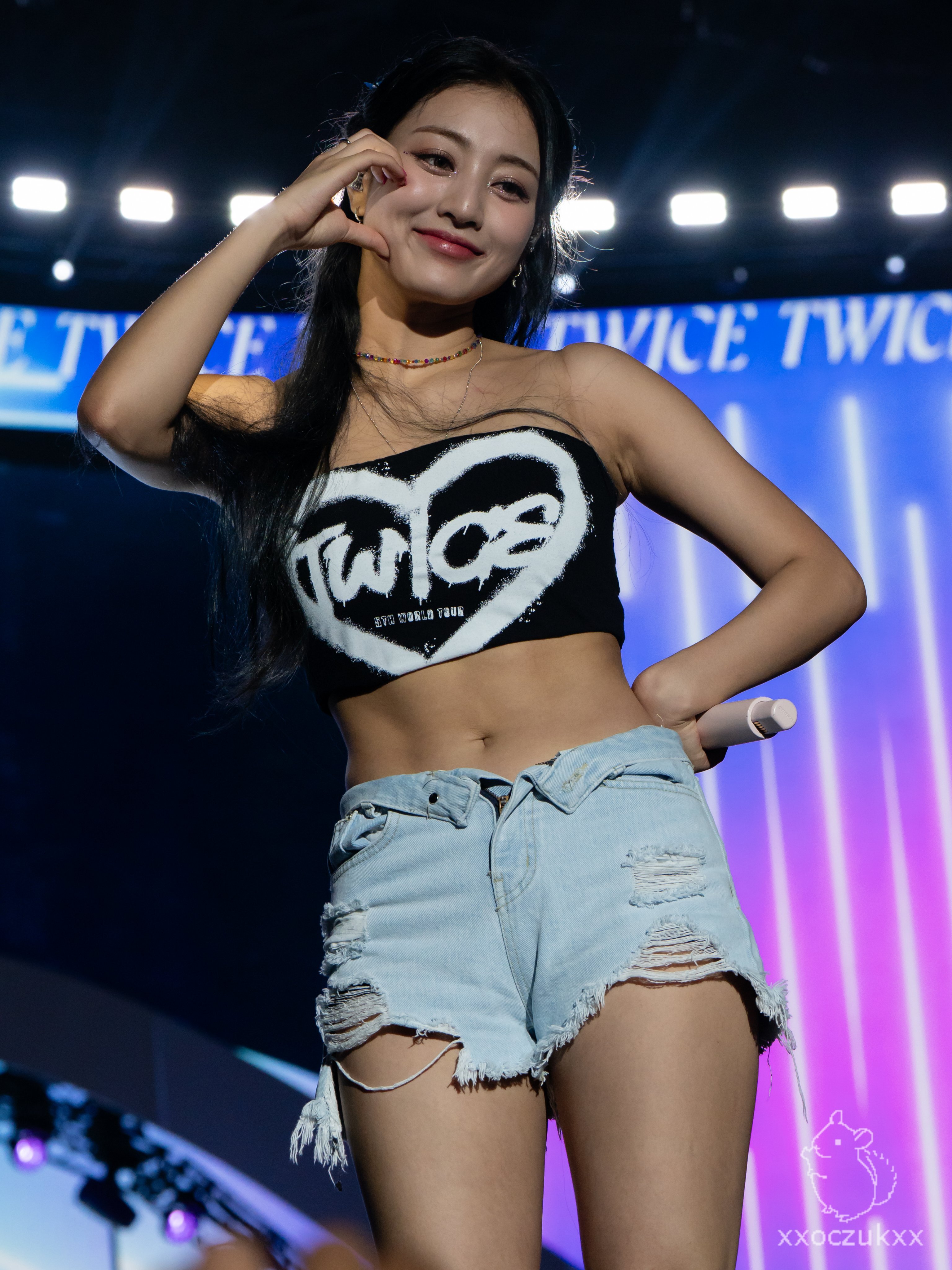 New York, USA. 05th July, 2023. Jihyo of Twice performs on NBC's