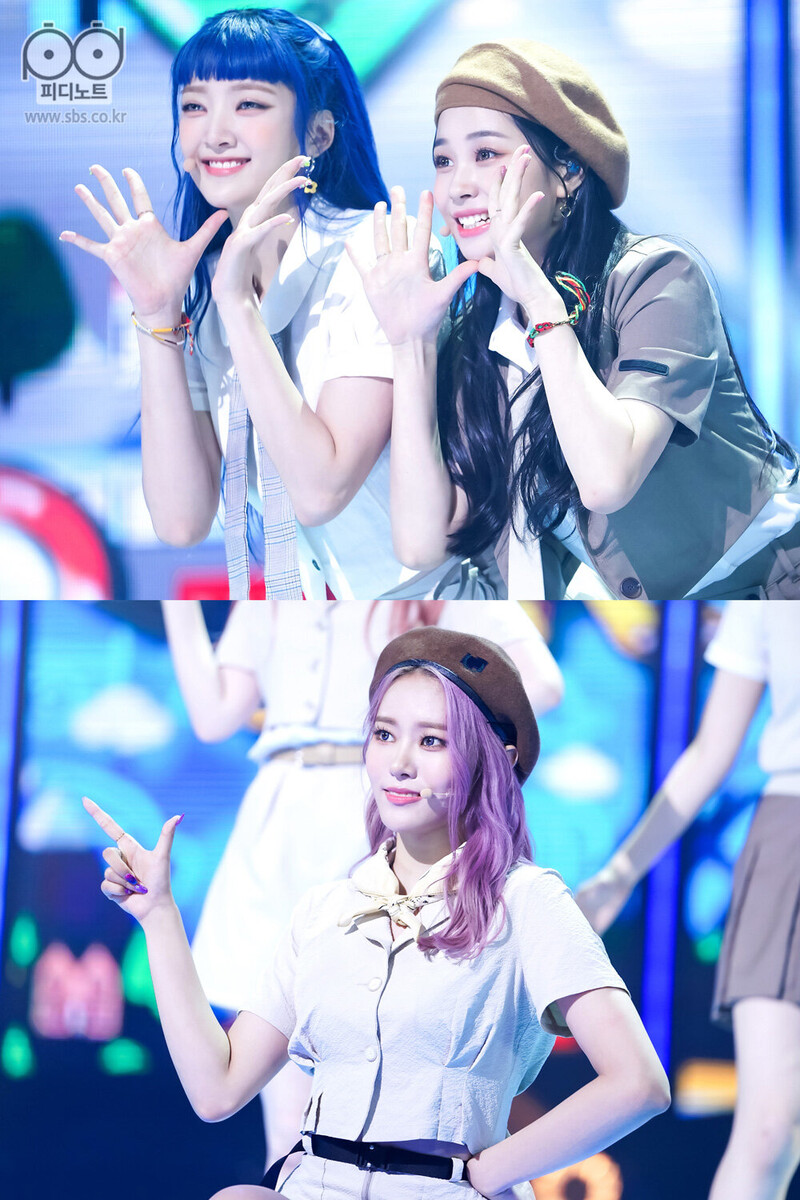 210808 Weeekly 'Holiday Party' + "Check It Out' at Inkigayo documents 15