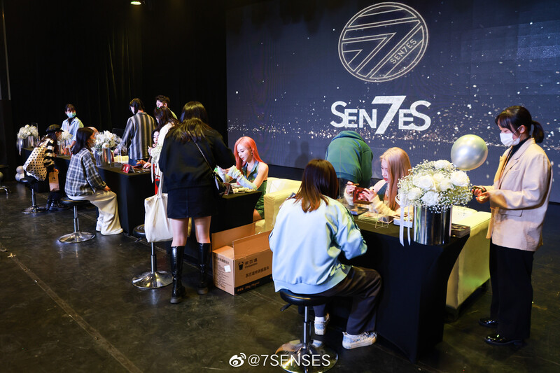 221112 SEN7ES at 'Crazy For You' Chengdu Fansign documents 1