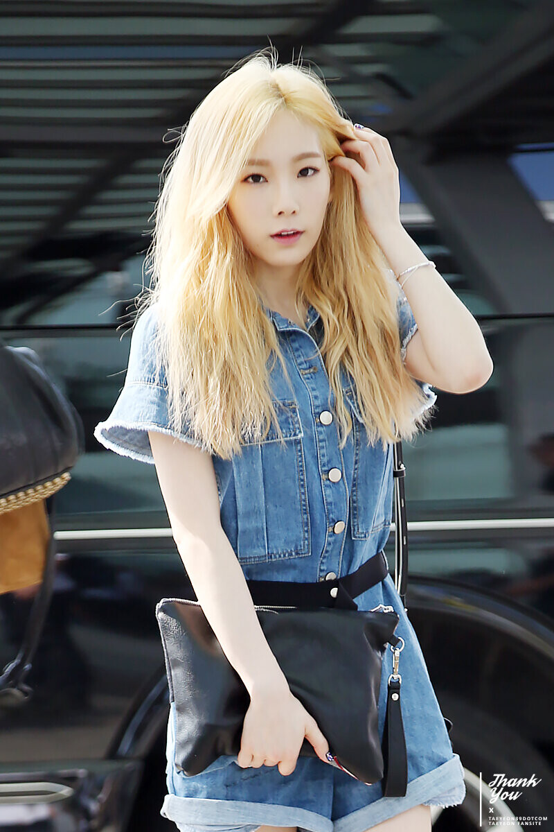 150610 Girls' Generation Taeyeon at Incheon Airport | kpopping