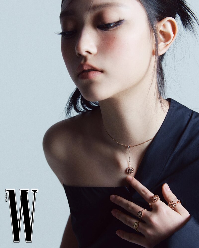 NewJeans Haerin for W Korea Vol. 3 March 2024 Issue documents 3