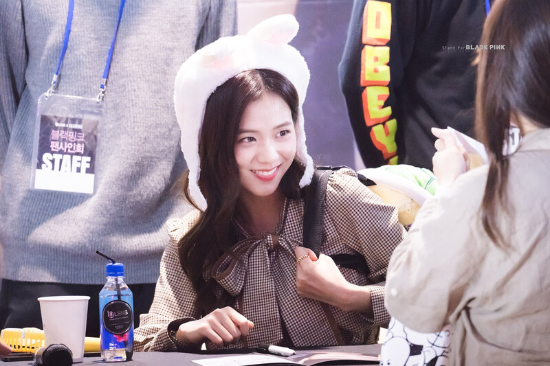 191012 BLACKPINK Jisoo - OLENS Fansign documents 6