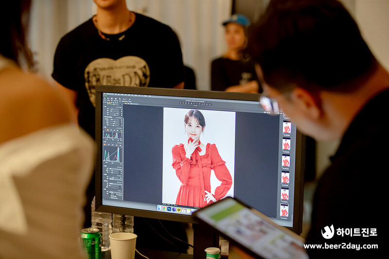 231229 Chamisul - IU - 2023 Poster Photoshoot Behind documents 5