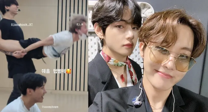 “Taehyung, This Photo Is So Noisy” — Korean Netizens React to BTS V’s Birthday Greeting for J-Hope