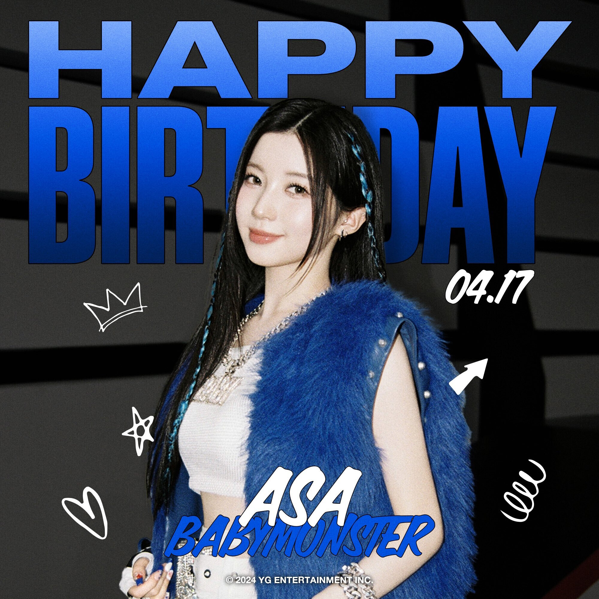 240417 BABYMONSTER Twitter/X Update - ‘Happy ASA Day’ | kpopping