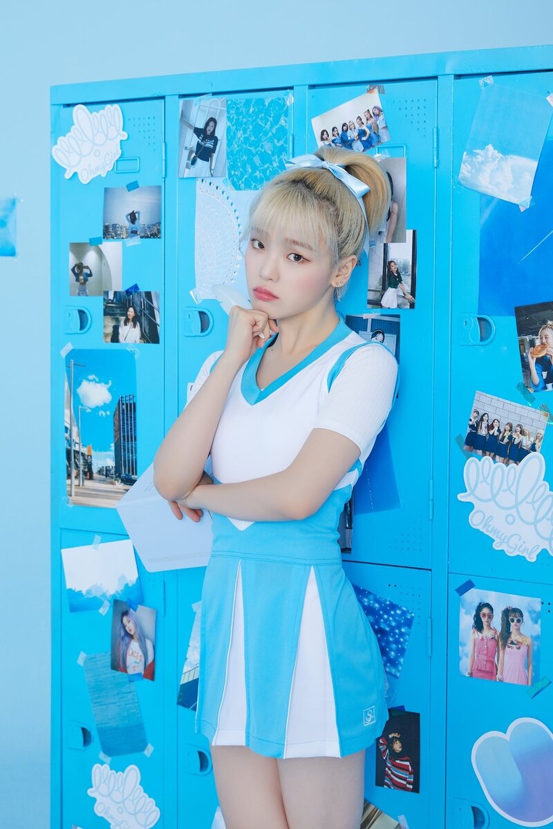 OH MY GIRL - Cute Concept 'Blizzard Blue' - Photoshoot by Universe documents 6