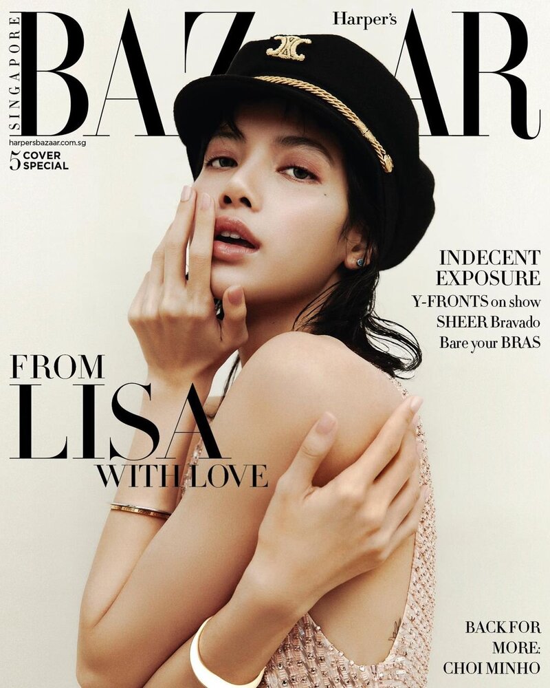 BLACKPINK LISA for HARPER'S BAAZAR Singapore x CELINE March Issue 2023 documents 1