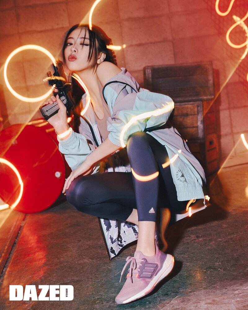 ITZY for DAZED Korea x ADIDAS 'Ultra Boost 22' Shoes April Issue 2022 documents 6