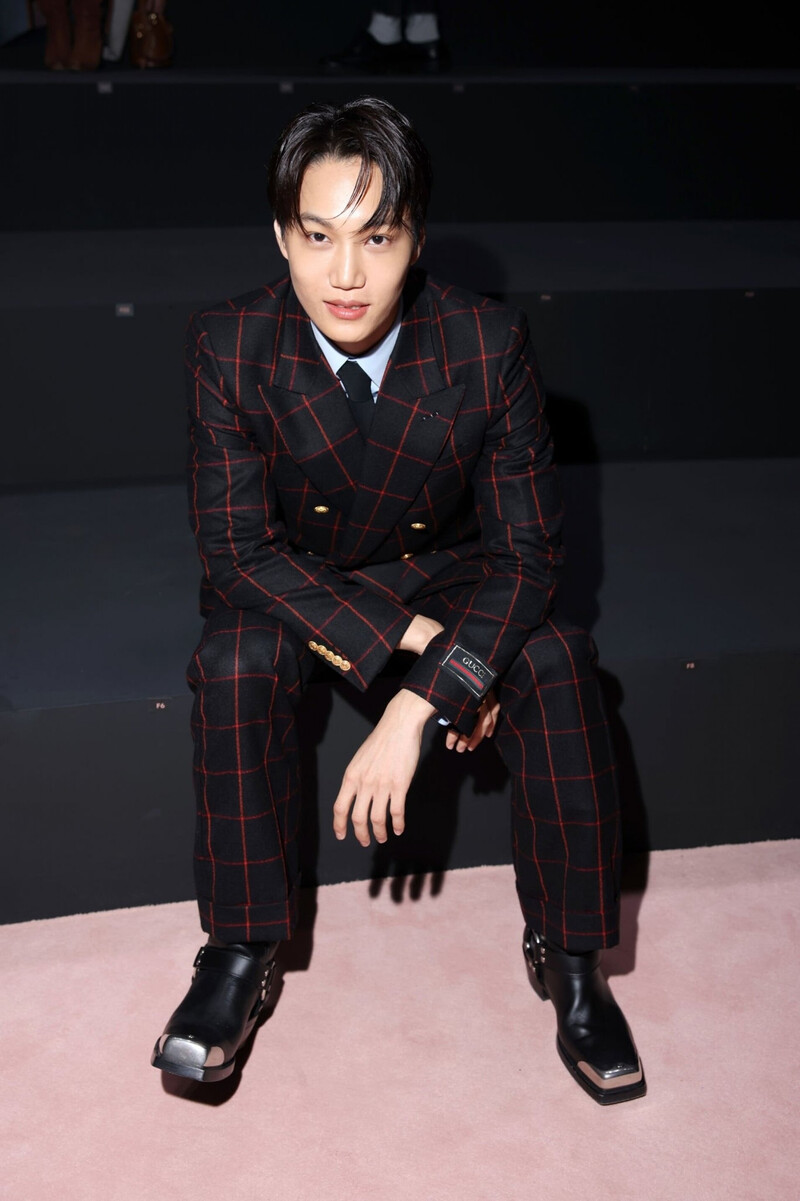 230113 KAI- GUCCI Men's F/W 2023-'24 Fashion Show at Milan Fashion Week ...