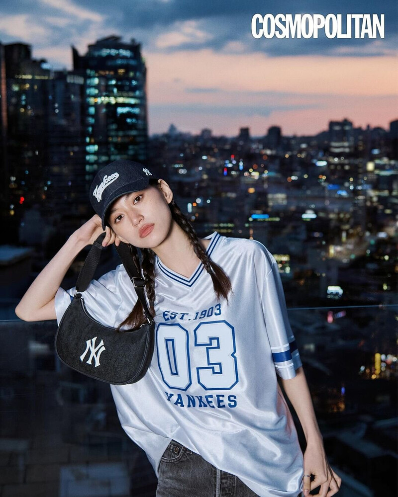 Weki Meki Doyeon for Cosmopolitan Korea x MLB Korea documents 6