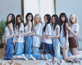 fromis_9 for Singles Magazine August 2024 Issue