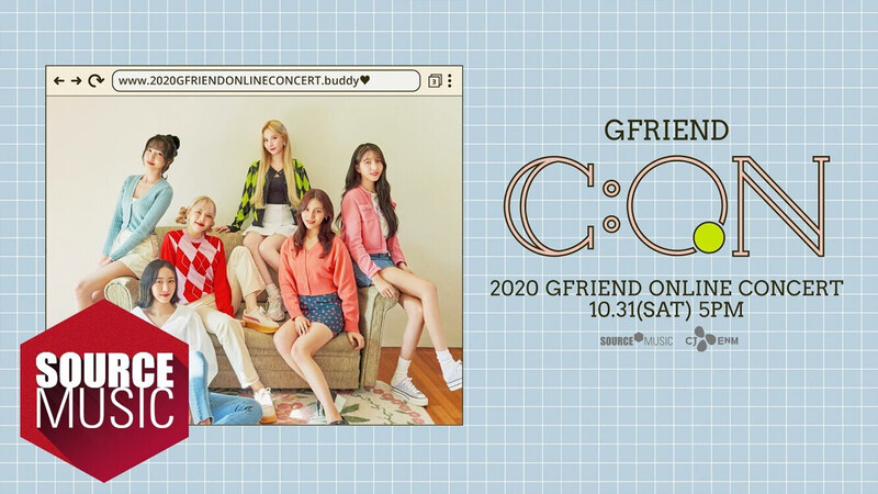 GFRIEND Online Concert 'G:Con' promotion posters documents 1