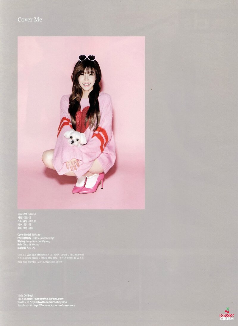 [SCANS] Tiffany for Oh!BOY Magazine February 2015 issue documents 2