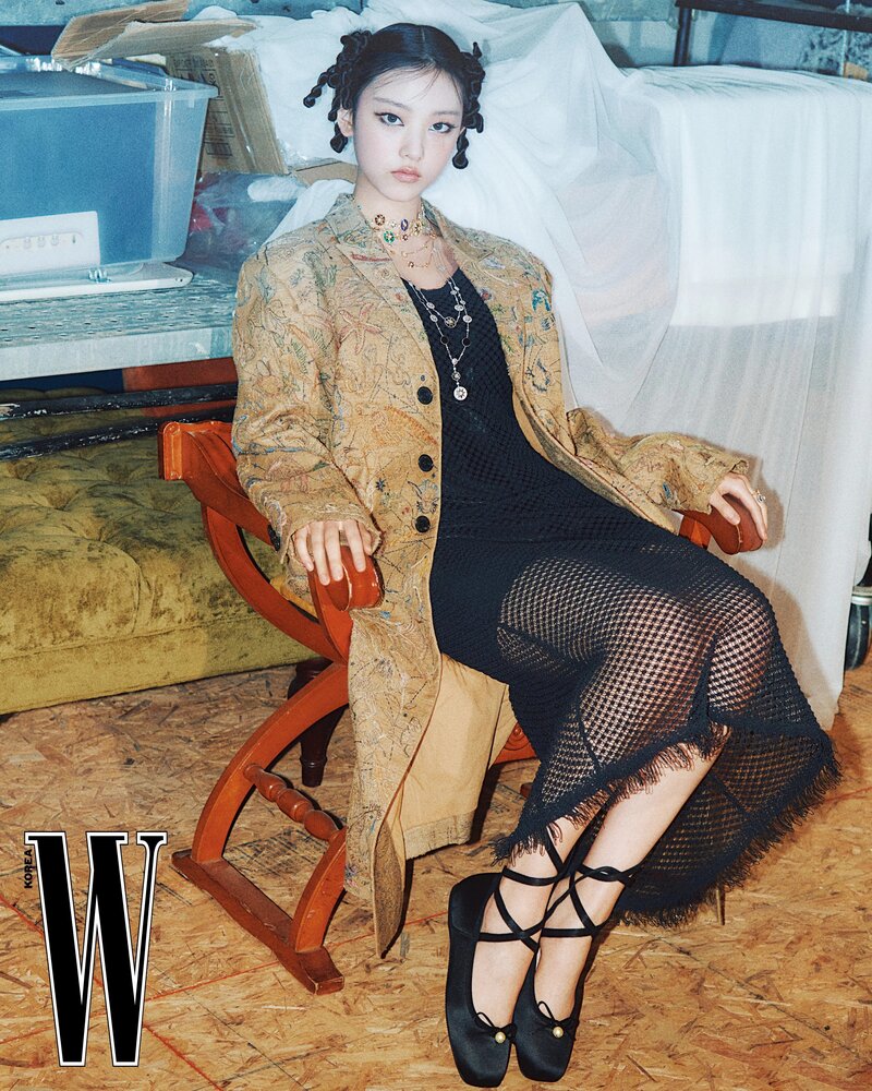 NewJeans Haerin for W Korea Vol. 3 March 2024 Issue documents 2