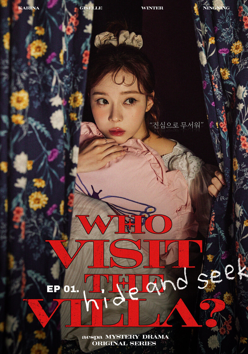 aespa MYSTERY DRAMA ‘Who visit the VILLA?’ - EP 01. Hide and Seek Poster documents 2