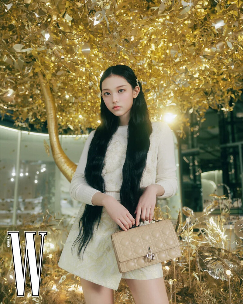 NewJeans Haerin X Dior for W Korea November 2023 Issue documents 9