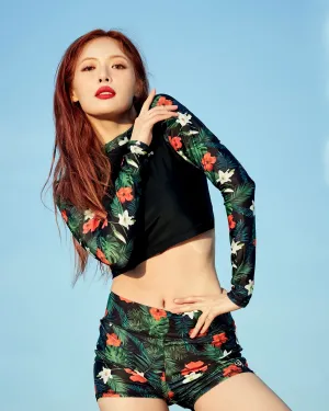 HyunA for CLRIDE.n 2019 Summer Rashguard Collection