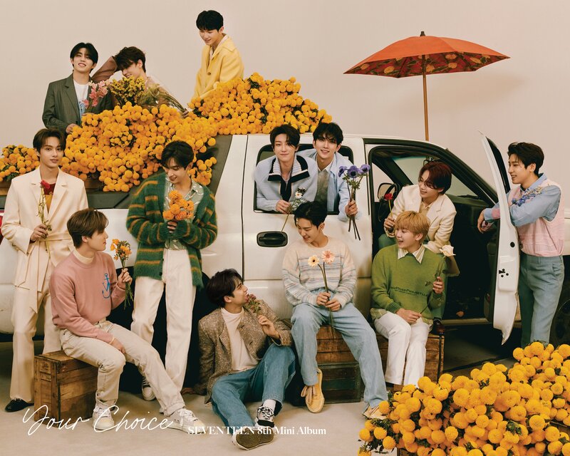 SEVENTEEN 8th Mini Album 'Your Choice' Official Photo documents 1