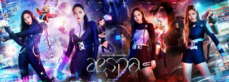 SM Culture Universe - aespa - Season 1 'Girls(Don’t you know I’m a Savage?)' Poster documents 1