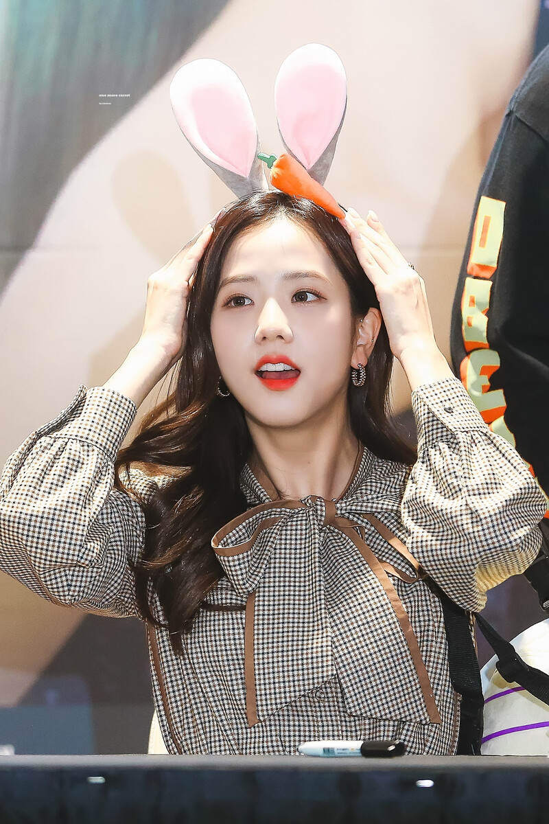 191012 BLACKPINK Jisoo - OLENS Fansign documents 13