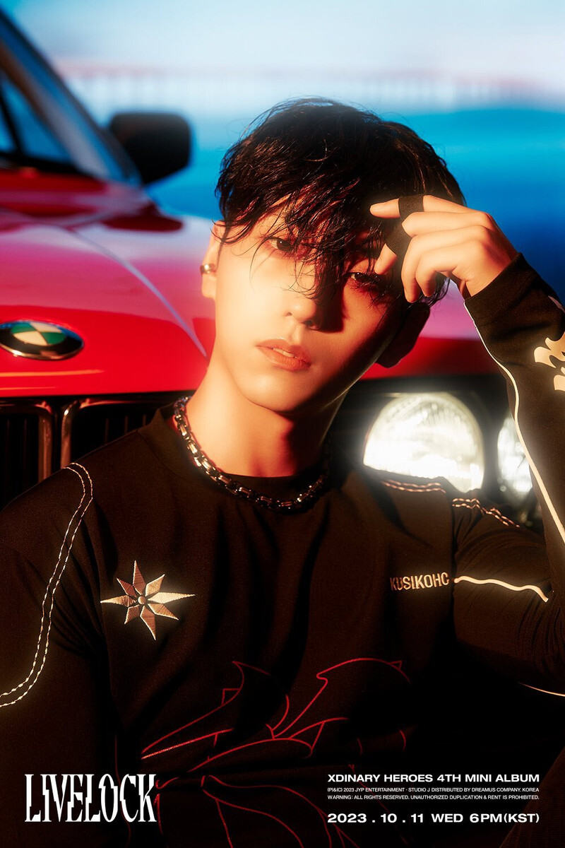 Xdinary Heroes 'Livelock' concept photos documents 1