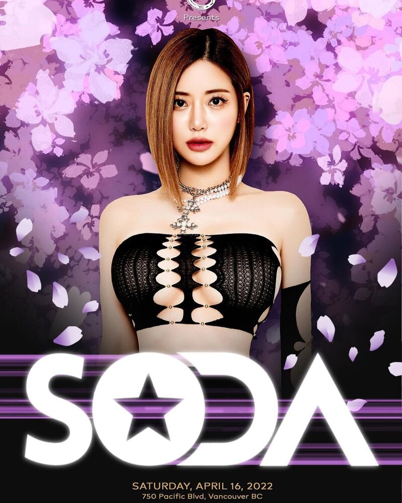 DJ Soda North America Tour 2021-2022 promotional posters documents 1